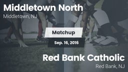 Matchup: Middletown North vs. Red Bank Catholic  2016