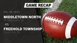 Recap: Middletown North  vs. Freehold Township  2015