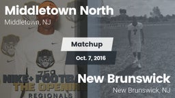 Matchup: Middletown North vs. New Brunswick  2016