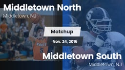 Matchup: Middletown North vs. Middletown South  2016