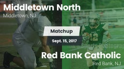 Matchup: Middletown North vs. Red Bank Catholic  2017