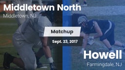 Matchup: Middletown North vs. Howell  2017
