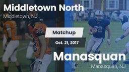 Matchup: Middletown North vs. Manasquan  2017