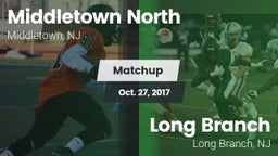 Matchup: Middletown North vs. Long Branch  2017