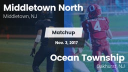 Matchup: Middletown North vs. Ocean Township  2017