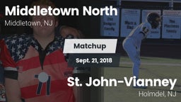 Matchup: Middletown North vs. St. John-Vianney  2018