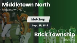 Matchup: Middletown North vs. Brick Township  2018