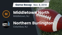 Recap: Middletown North  vs. Northern Burlington  2018