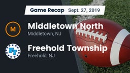 Recap: Middletown North  vs. Freehold Township  2019