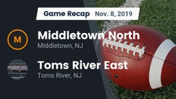 Recap: Middletown North  vs. Toms River East  2019