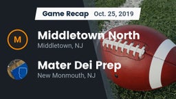 Recap: Middletown North  vs. Mater Dei Prep 2019