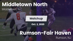 Matchup: Middletown North vs. Rumson-Fair Haven  2020