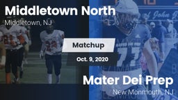 Matchup: Middletown North vs. Mater Dei Prep 2020