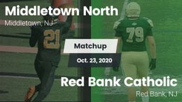 Matchup: Middletown North vs. Red Bank Catholic  2020