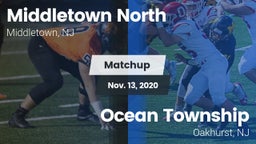 Matchup: Middletown North vs. Ocean Township  2020