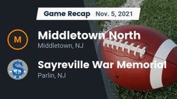 Recap: Middletown North  vs. Sayreville War Memorial  2021