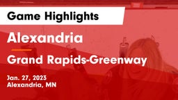 Alexandria  vs Grand Rapids-Greenway Game Highlights - Jan. 27, 2023