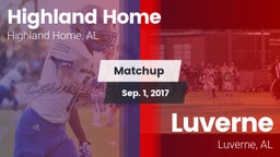 Matchup: Highland Home High vs. Luverne  2017