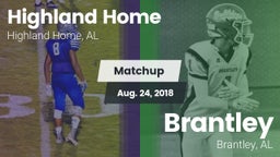 Matchup: Highland Home High vs. Brantley  2018