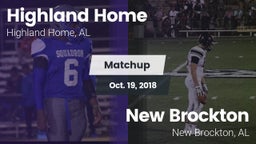 Matchup: Highland Home High vs. New Brockton  2018