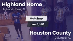 Matchup: Highland Home High vs. Houston County  2019
