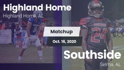 Matchup: Highland Home High vs. Southside  2020