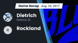 Recap: Dietrich  vs. Rockland  2017