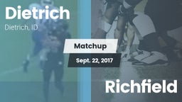 Matchup: Dietrich  vs. Richfield  2017