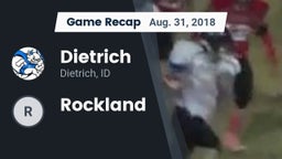Recap: Dietrich  vs. Rockland 2018