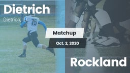 Matchup: Dietrich  vs. Rockland 2020