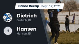 Recap: Dietrich  vs. Hansen  2021