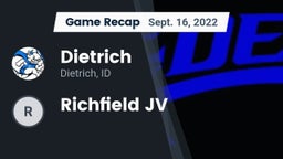 Recap: Dietrich  vs. Richfield JV 2022
