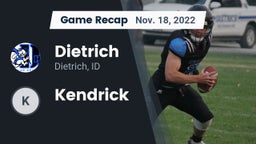 Recap: Dietrich  vs. Kendrick 2022