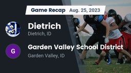 Recap: Dietrich  vs. Garden Valley School District 2023
