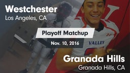 Matchup: Westchester High vs. Granada Hills  2016