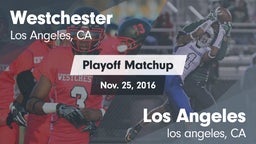 Matchup: Westchester High vs. Los Angeles  2016