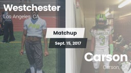 Matchup: Westchester High vs. Carson  2017