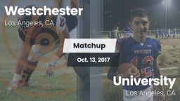 Matchup: Westchester High vs. University  2017