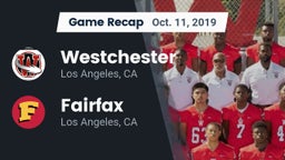 Recap: Westchester  vs. Fairfax 2019