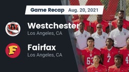 Recap: Westchester  vs. Fairfax 2021