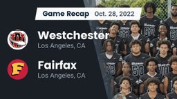 Recap: Westchester  vs. Fairfax 2022