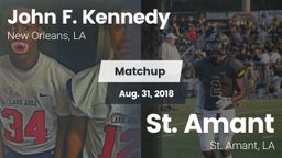 Matchup: Kennedy  vs. St. Amant  2018