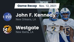 Recap: John F. Kennedy  vs. Westgate  2021