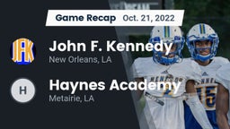 Recap: John F. Kennedy  vs. Haynes Academy  2022