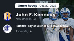 Recap: John F. Kennedy  vs. Patrick F. Taylor Science & Tech Academy 2022