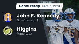 Recap: John F. Kennedy  vs. Higgins  2023