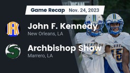 Recap: John F. Kennedy  vs. Archbishop Shaw  2023