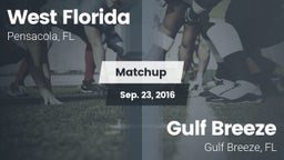 Matchup: West Florida High vs. Gulf Breeze  2016
