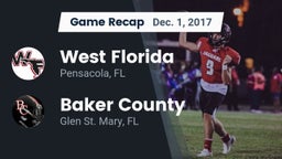 Recap: West Florida  vs. Baker County  2017
