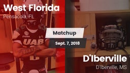 Matchup: West Florida High vs. D'Iberville  2018